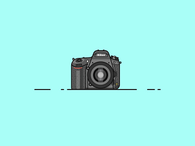 Nikon SLR Camera Icon