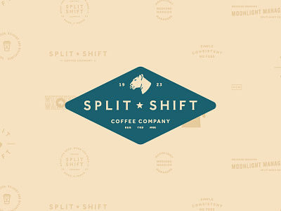 Split Shift Coffee Company Branding