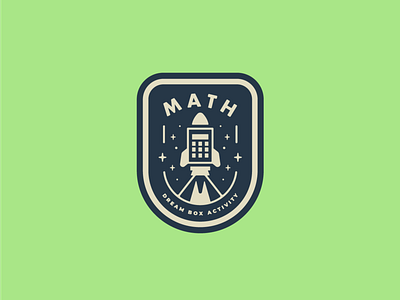Rocket Math Badge