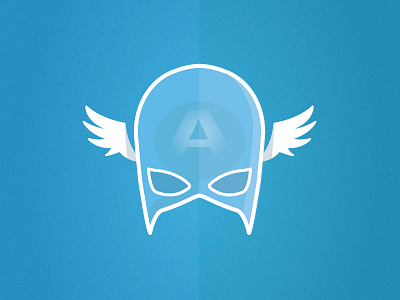 Captain America captain america helmet illustration marvel simple