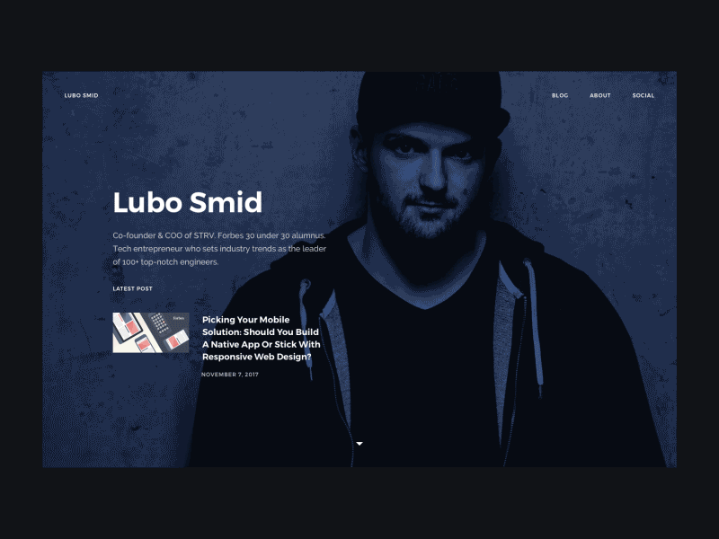 Lubo Smid Website