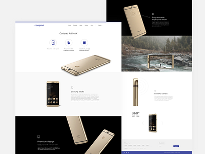 Coolpad Website — Product Detail