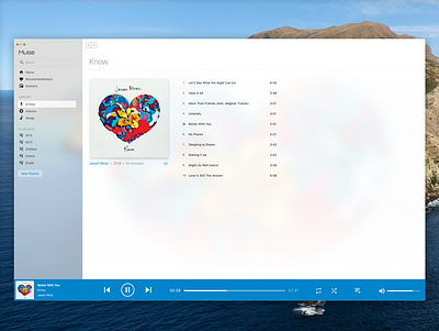 Muze - Music Player ui ux
