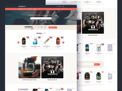 Fitness supplements site