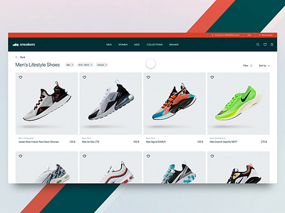 Sneakers eshop concept adobexd animation concept e commerce eshop sneakers sport ui ux wear website