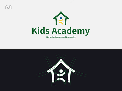 Kids Academy Logo Design branding design dribbble education house kids logo people school students things user work