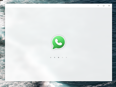 Whatsapp Fluent Design Concept Part 1 - Splash Screen branding branding concept chat chat app chat application chat bubble chatting design drawing dribbble elite fluent font illustration minimal pc chat shadow vector whatsapp windows 10