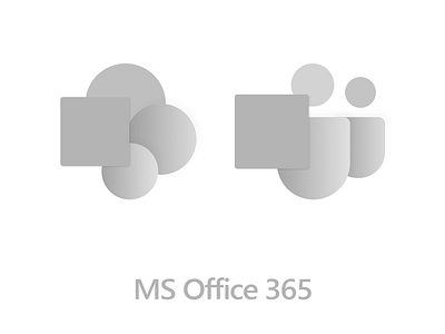 Microsoft office redesigned icons design drawing font grey illustration material microsoft minimal office paper redesign concept shadow vector