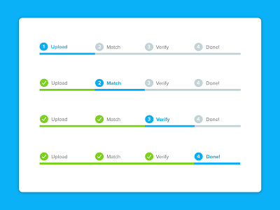 UI Element: Progress Bar by Lisa Dzera on Dribbble