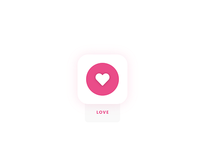 Love Button button design love