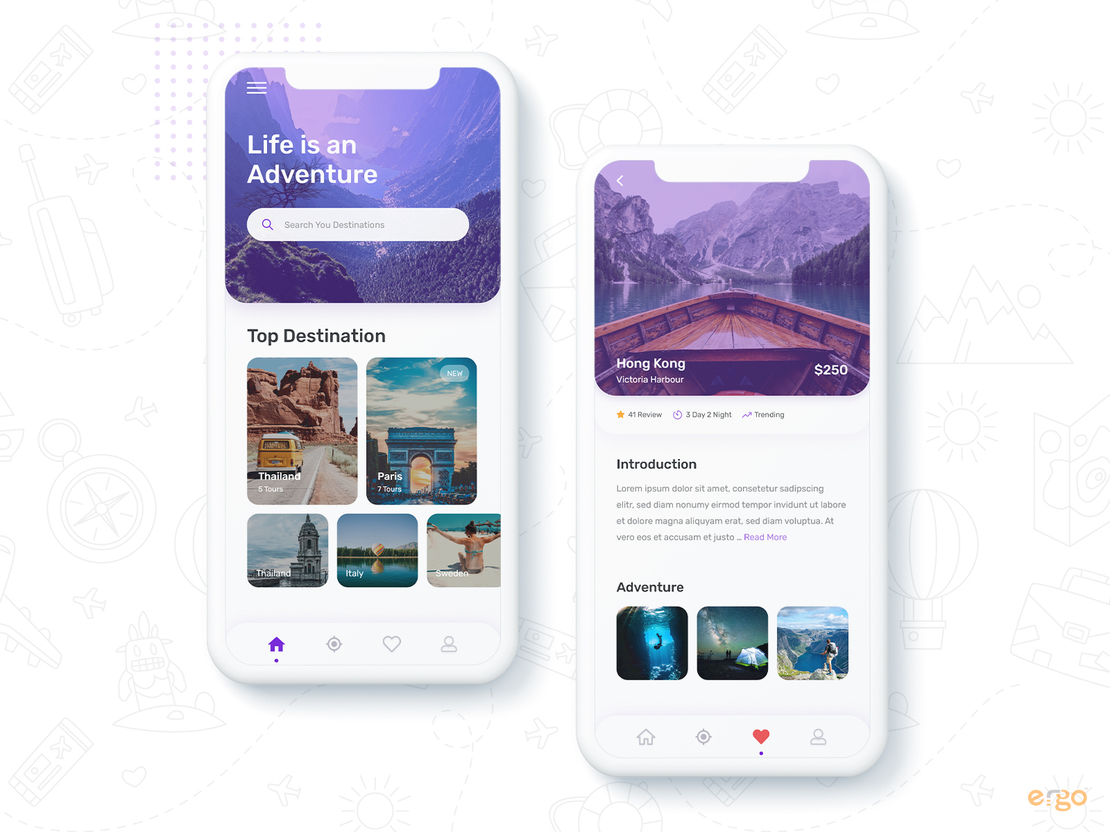 Travel App Ui Design by Titu Mostafiz 👑 on Dribbble