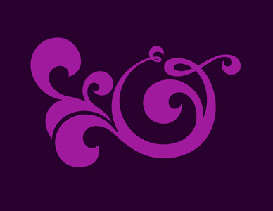 purple & ampersand color hand drawn hand lettering typography