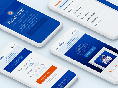 Genialloyd Mobile Homepage color design form insurance mobile natural language ui ux