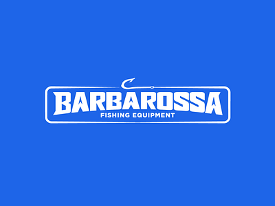 logo for Barbarossa - Fishing Equipment Store brand identity branding fishing graphic design logo store