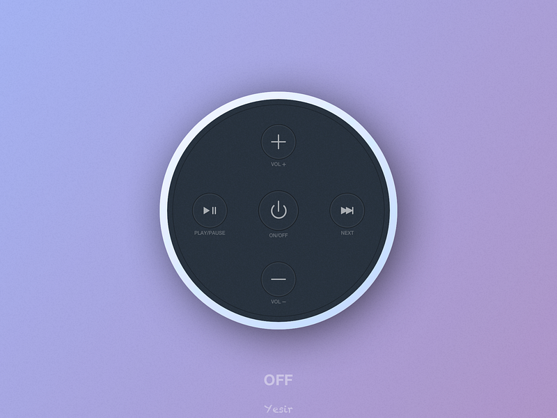 PLAYER-Off by Yesir on Dribbble