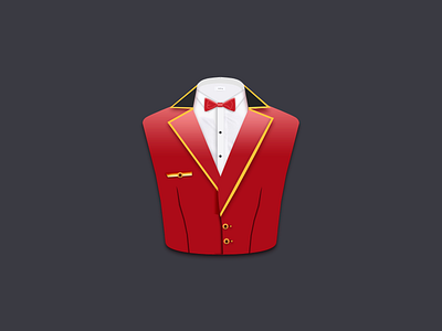 Suits in Red design icon