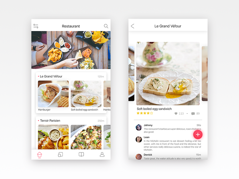 Food by BenGoh on Dribbble
