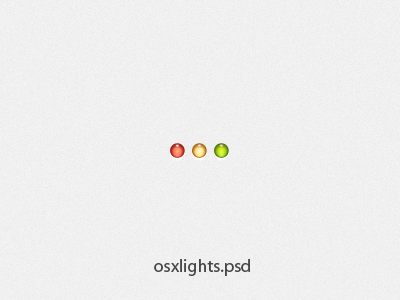 Osx lights psd free lights osx psd ui