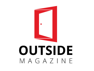 Outside Magazine design logo magazine outside