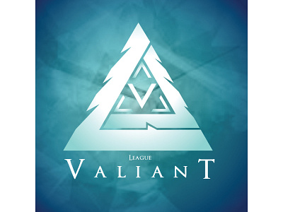 League Valiant design league logo valiant