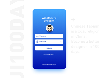 D1-Sign Up app sign in sign up ui ui100day ux