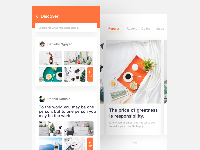 Home Page And More Display Pages By Summer Xyl On Dribbble