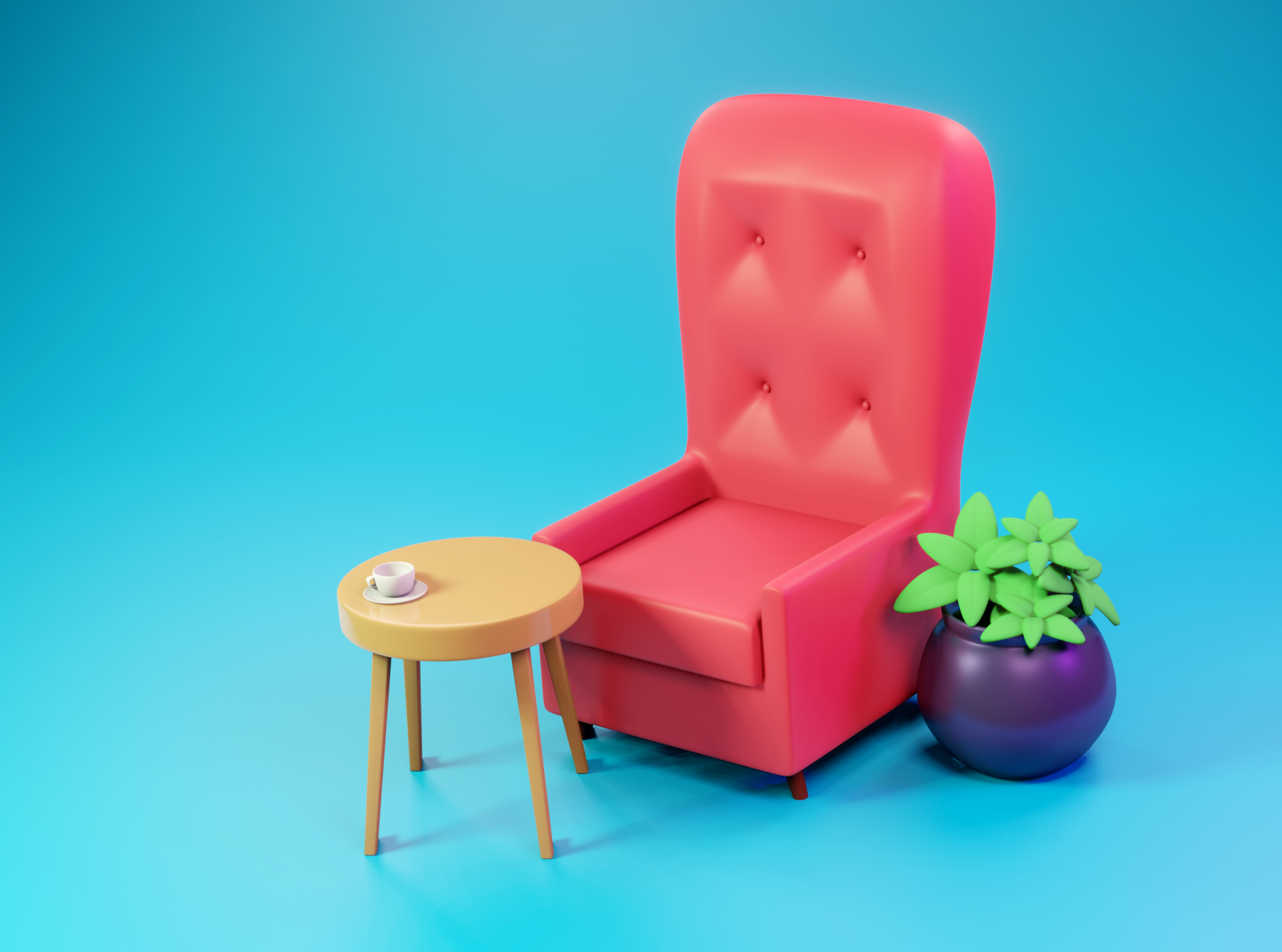 My fancy living room by Delarams🔺 on Dribbble