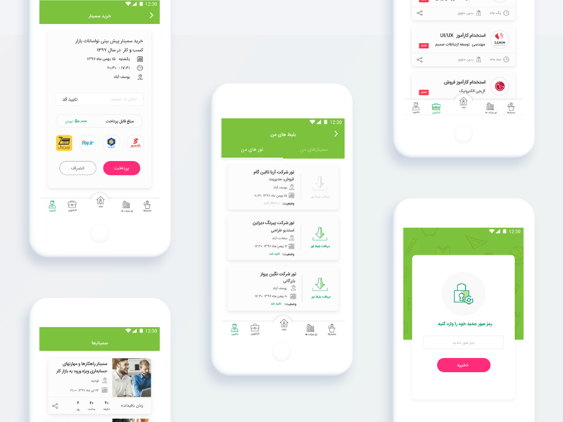 Talent coach app by Delaram-s🔺 on Dribbble