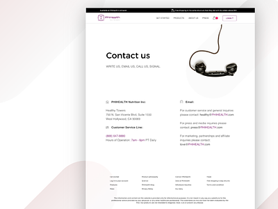 Phihealth -Contact us clean contact contact us creative design designs dribbble health interface interfacedesign layout medicine minimal minimal design web web