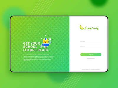 LemonCandy login screen app art branding colours creativity dashboard ui design illustration illustrations login login design login screen ui ux