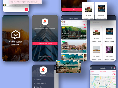 Real savvy app app design branding colours creativity design designs illustration realestate typography ui ux