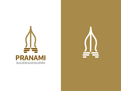 Pranami branding design icon illustration logo