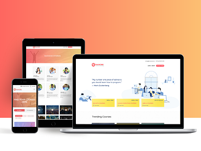CourseCube Website Design creations designs illustration ui ux visuals websitedesign