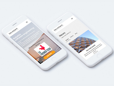 DevAtlant devatlant france minimal responsive software ui ux web website