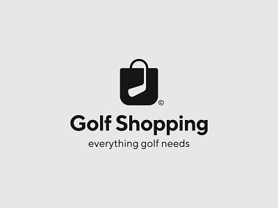 Golf Shopping adobe illustrator brand brand identity branding identity identity design logo logo design logo designer mark