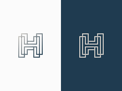 H / HL Monogram adobe illustrator brand brand identity branding identity identity design logo logo design logo designer mark
