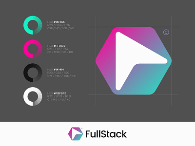 Fullstack adobe illustrator brand brand identity branding identity identity design logo logo design logo designer mark