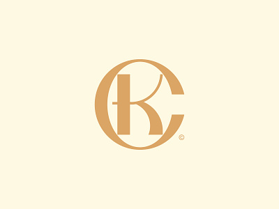 CK Monogram adobe illustrator brand brand identity branding identity identity design logo logo design logo designer mark