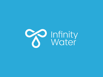 Infinity Water adobe illustrator brand brand identity branding identity logo logo design logo designer logotype mark