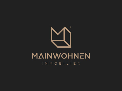 Mainwohnen brand brand identity branding identity identity design logo logo design logo designer logomark logotype
