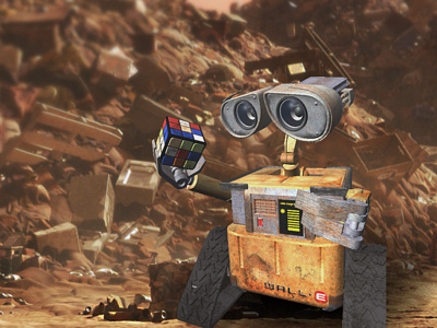 Wall-E 3D 3d art maya