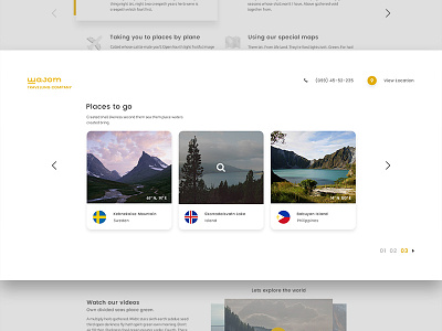 Wajom - Travelling Website Template