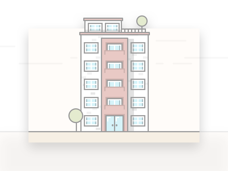 Apartment Building by Mark van der Poel on Dribbble