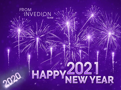 Happy New Year 2021 🎉 animated gif animation branding business design fireworks flat gif gradient illustration minimal new year new year 2021 purple snow ui ux vector violet wishes