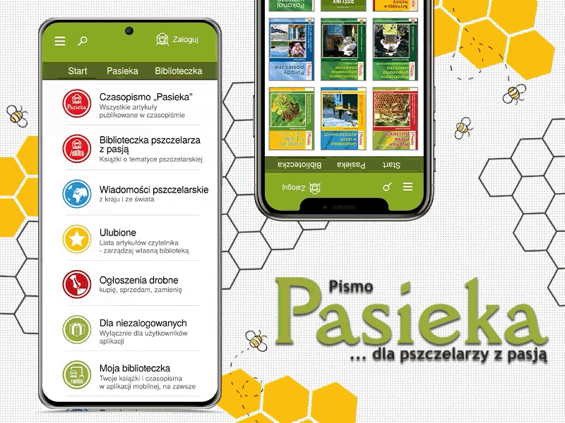 🐝 Pasieka 24 Beekeeping Android & iOS Mobile App android app animated animation app bee beekeeping branding business company design flat gif green honey industry ios app minimal mobile app ui ux