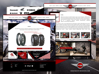 🛵 Kujawa Motor - Motorbikes, Scooters, Quads Website branding business website company website design freedom hobby invitation motorbikes passion quads road scooters transport two wheelers web web design website website design