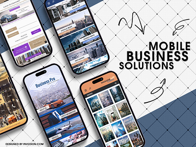 Mobile Business Solutions - Invedion™ android app apps branding business company design gift gold industry ios app iphone learning logo luxury mobile app professional social media tutorials ui ux