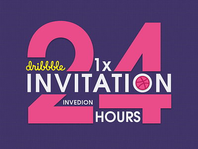 1x Dribbble Invitation - 24 Hours