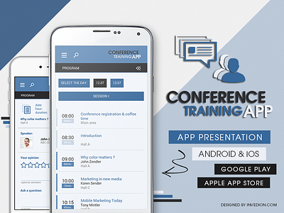 💬 Conference Event Training App Android & iOS