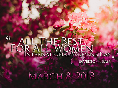 💐 International Women's Day Wishes [ March 8 ]